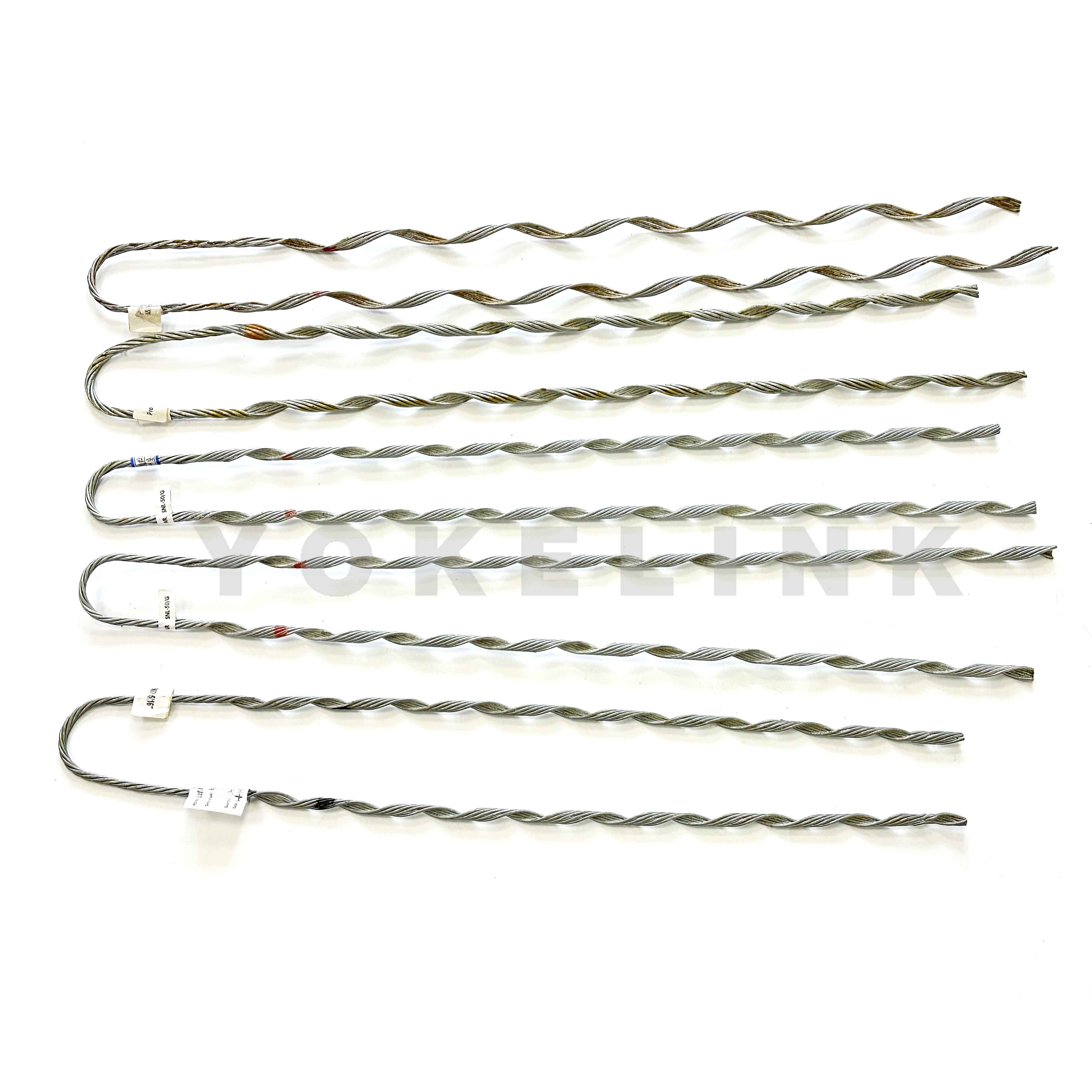 পাওয়ার ফিটিং এর জন্য অ্যালুমিনিয়াম ডেড এন্ড প্রিফর্মড গাই গ্রিপ