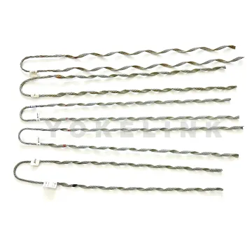 Aluminum Dead End Preformed Guy Grip For Power Fittings