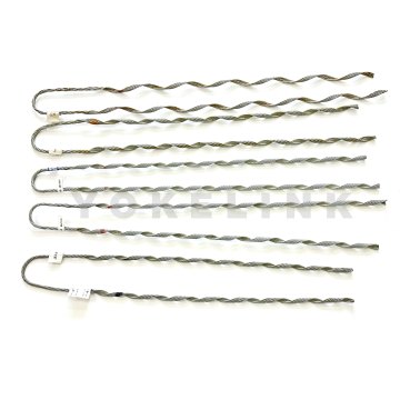 Aluminium Dead End Preformed Guy Grip untuk Fitting Power