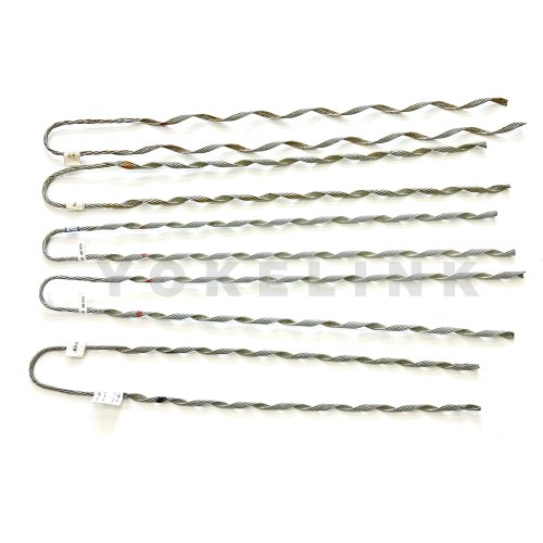 Aluminium Dead End Preformed Guy Grip untuk Fitting Power