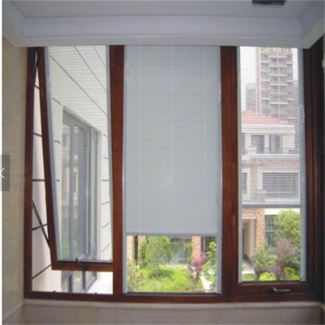 Aluminum Top Hung Window with Built-in Blind
