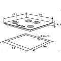 Cocina de gas Whirlpool 60 cm