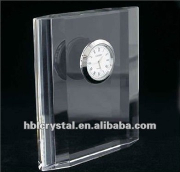 Rectangle crystal clock