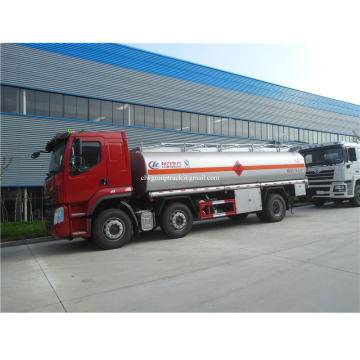 Camión cisterna de acero inoxidable de combustible de 18000 litros
