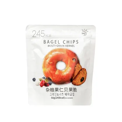 JIUR New Flavors Bagel Chips: Multi-grain Kernel Snack for Sale
