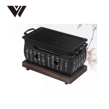 Japan Made Ceramic BBQ Grill for Chicken, Meat, and Fish