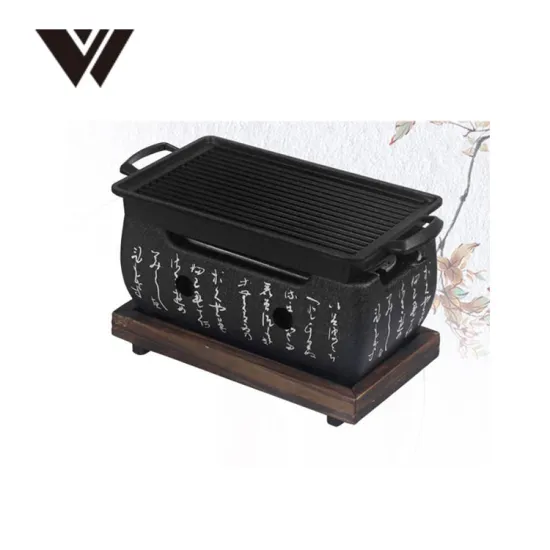 Japan Made Ceramic BBQ Grill for Chicken, Meat, and Fish