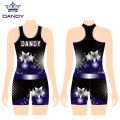 Nagasulaw nga Girl Sleeveless Warm Up Wear Cheerleading Uniforms