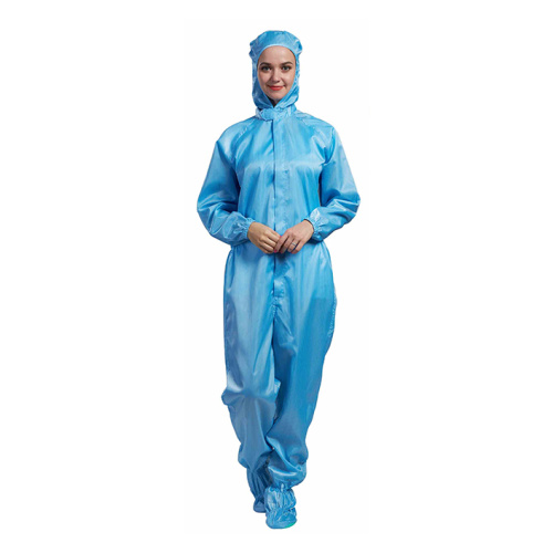 Autoclavable Cleanroom Coverall With Hood And Socks