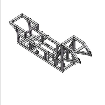 Основная рама мобильной конусной дробилки OEM XPY1300K