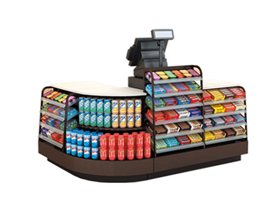 Shelf register counter