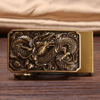 Metal Automatic Buckle Ratchet Belt Buckle Men Belt Plaque Slide Buckle Replacement For 3.5cm Men Belt Ratchet Buckle DiBanGu