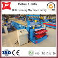 Double Deck Metal Roof Tile Roof Making Machine