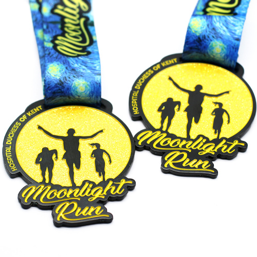Medalla de seis estrellas de Marathon des Sebles para maratón