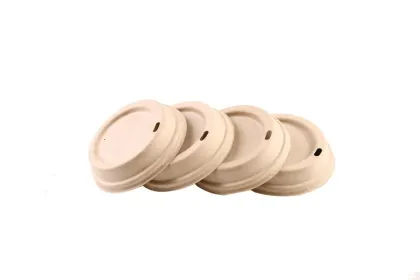 Disposable natural color paper lid