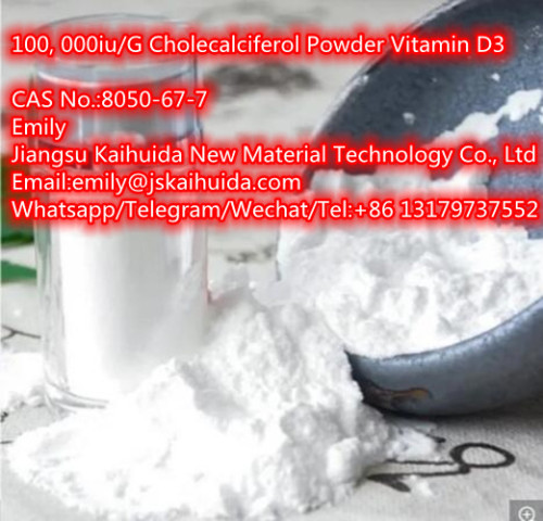 USP Food Grade100 000IU/G Cholecalciferol Pulver Vitamin D3