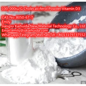 USP Food Grade100 000IU/G Cholecalciferol Pulver Vitamin D3