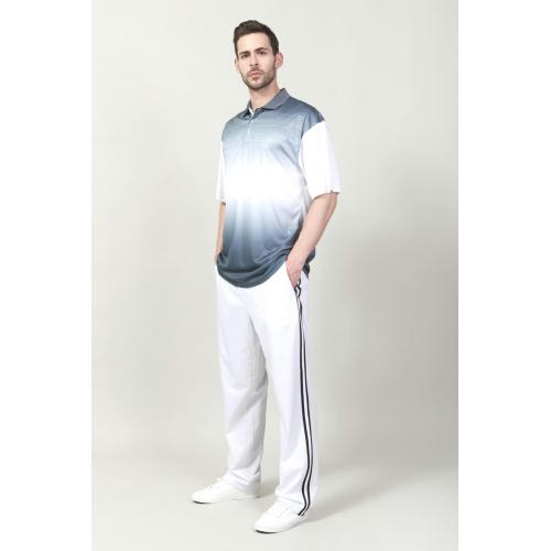 DIGITAL PRINT FADING DESIGN MEN'S QUICK DRY GOLF POLO SHIRT Supplier