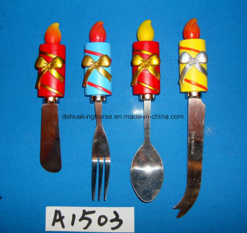 Spreader with Resin Handle for Christmas Decoration