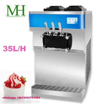 Soft Ice Cream Machine: Industrial Ice Cream Machine & Maquina de Helado Suave