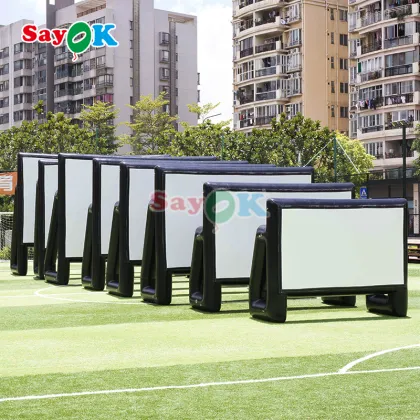 Mobile Inflatable Projection Screens for Outdoor Advertising