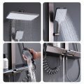 Large Spray Digital Shower Set with Atmosphere Light