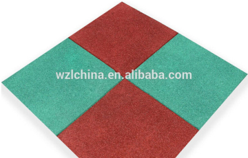 OEM any color 10 to 70mm thickness rubber floor mat for playground