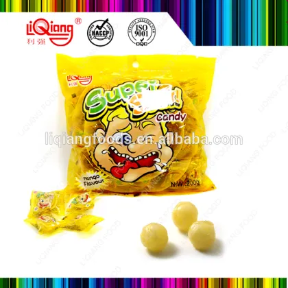 Halal colourful sour bombs with pop candy