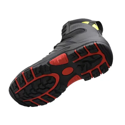 928 Heavy Industry Cow Leather Safety Shoes Steel Toe Fire Shoes Men Fire Jungle Safety Shoes