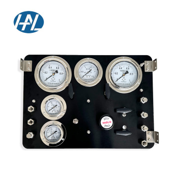 High Pressure Manual Air Control Panel for Two Gas Cylinders