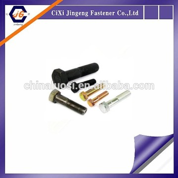 Hexagon black oxide bolts or zinc plated bolts