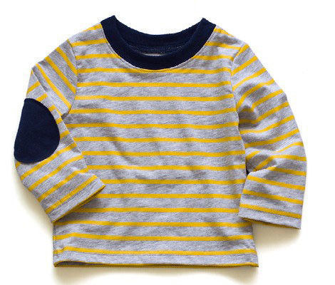 Cotton Boys Striped T Shirts , Cotton Clothes For 2 Year Babies