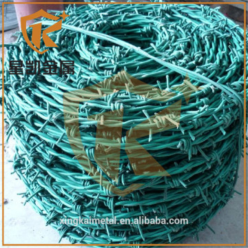 PVC coated barbed wire hot dipped galvanized barbed wire