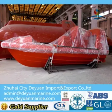 Hot Selling FRP Work Boat Fiberglass Lifeboat Enclosed Lifeboat Free Fall Lifeboat