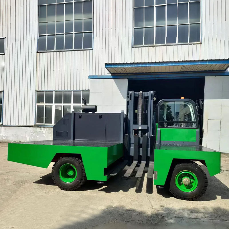 High Quality 6 Ton Diesel Side Loader Forklift 6000kg with Table Widening Feature