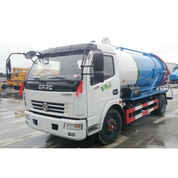 Dongfeng 156 hp 4x2 caminhão de transporte de esgoto líquido