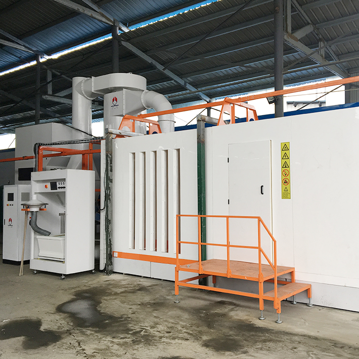 Industrial Electrostatic spray booth