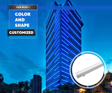 IP65 12W Slim LED Building RGB Full Color Linear Fassade Licht