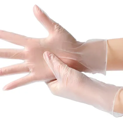 Disposable Labor Protection Elastic Glove Soft Pvc Gloves