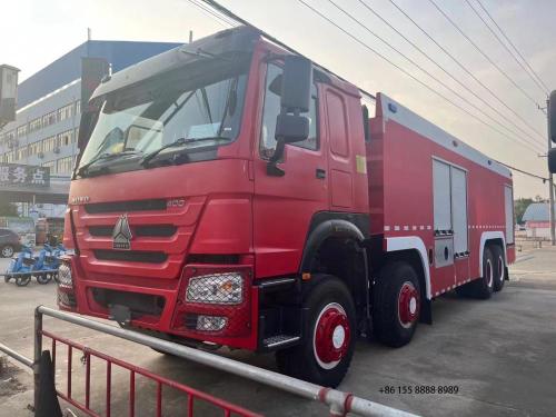 Anpassad Howo 8x4 Water Foam Powder Fire Truck