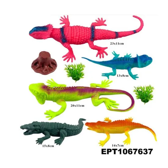 Realistic Lizard Figures: EPT Dollartoys' Vibrant Reptile Models and Artificial Animal Simulation Figures