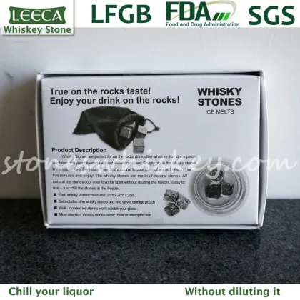 Yellow granite whiskey stone wine ice cube