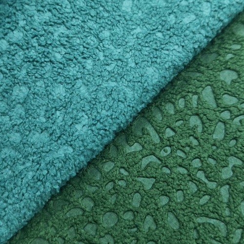 Tela de sofá de terciopelo en relieve de alto peso