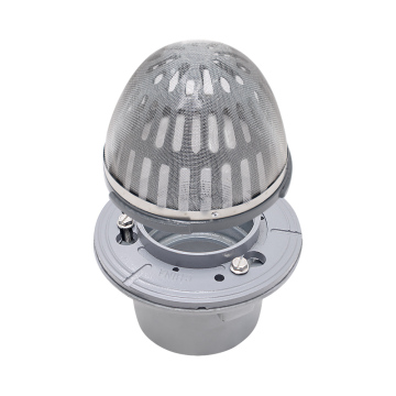 Guida726091: 316 Stainless Steel Cast Iron Storm Drain Grate for Medium Areas - Ideal for Industrial Floors with Aluminum Strainer