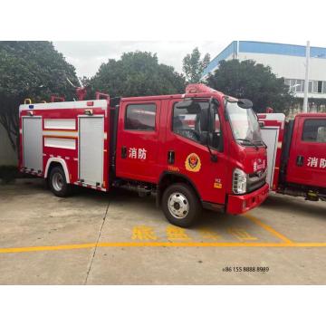 Camión de agua de rescate de emergencia de FORLAND 4X2 Fire