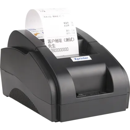 Xprinter 58IIH Portable Thermal Receipt Printer - Black, USB/Android/iOS Compatible