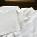 Hôtel Plain 100% Coton Blanc de feuille de lit en coton