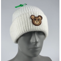 Winter Bear Broidered Style Hiver Beanie Hat