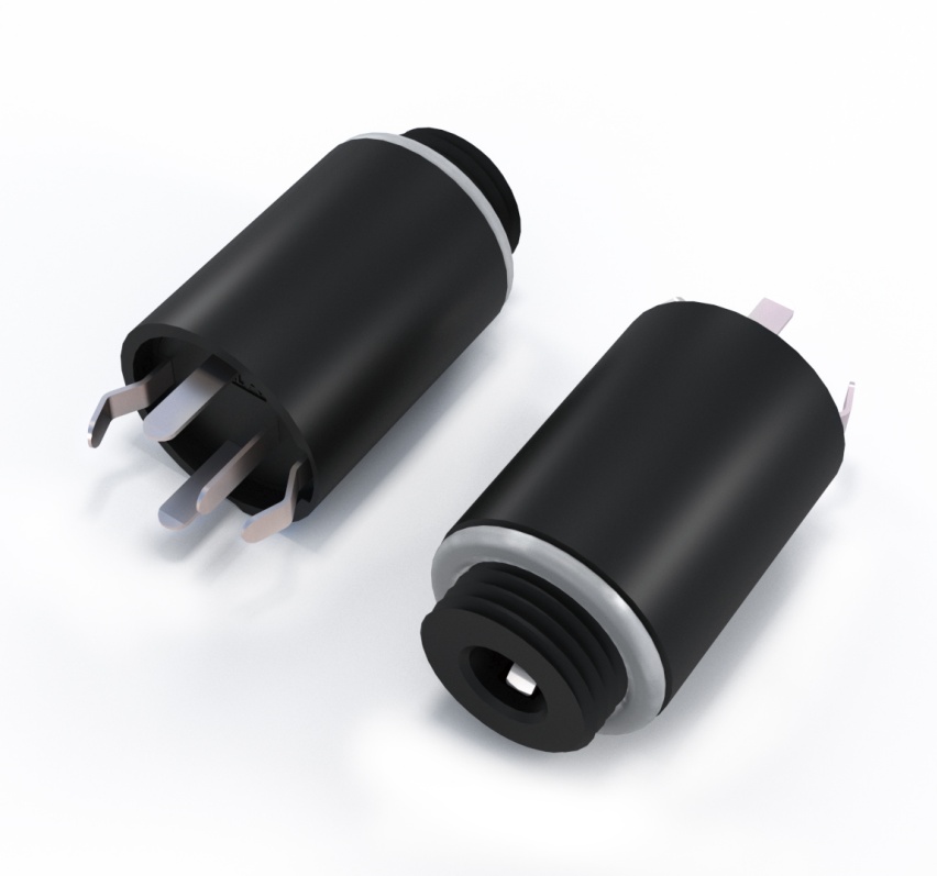 waterproof vertical headphone socket