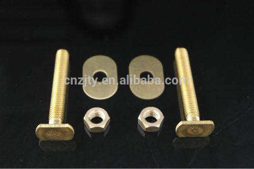 5/16"brass nut and bolt kits bathroom hardware